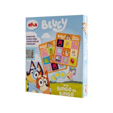 Imagem de Jogo Bingo Da Bingo Bluey Brinquedo De Palavras Elka