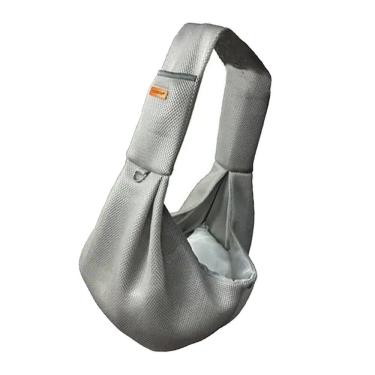 Imagem de Bolsa Canguru Transporte Pet Gato Cao Animal Malha Respiravel Tira de Ombro Tecido Resistente Confortavel