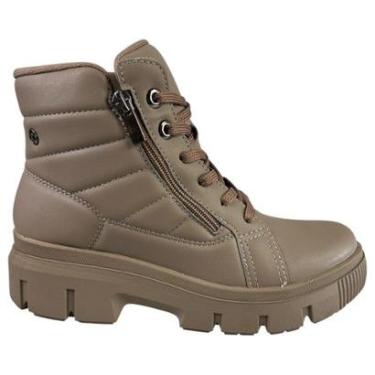 Imagem de Bota Coturno Kolosh Feminina Original Cano Curto Zíper Tratorada Conforto Inverno-Feminino