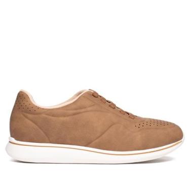 Imagem de Tênis Feminino Modare Veluna Elástico Marrom Claro, Marrom claro, 35