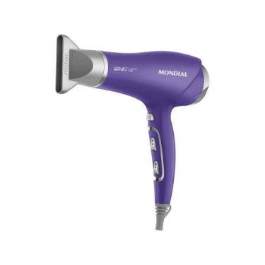 Imagem de Secador De Cabelos Scn-05 220v/60hz - Mondial, Lilás e Prata, 220V