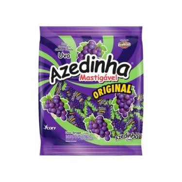 Imagem de Bala Mastigável Icekiss Azedinha Uva Cory 500g