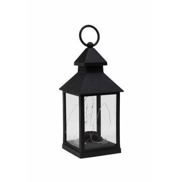 Imagem de Kit com 2 Luminárias Decorativa Lanterna Marroquina Preto - La Verne