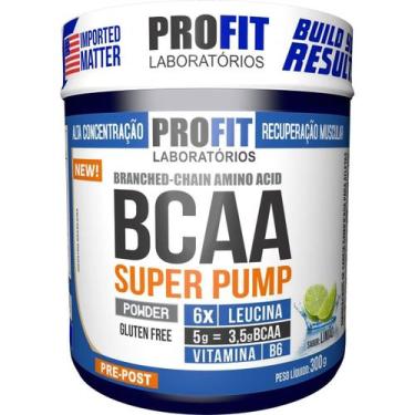 Imagem de Bcaa Super Pump Powder 6:1:1 - 300g Limão - ProFit - PROFIT LABORATÓRI