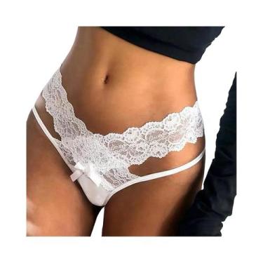 Imagem de Calcinhas De Renda Floral plus Size Com Cintura Baixa Transparentes Pa