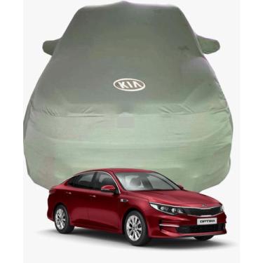 Imagem de Capa de Carro Kia Optima Tecido  Lycra Premium - Cadilhe Capas, Cinza 
