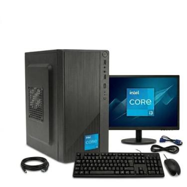 Imagem de Computador Completo Intel Core i3 4gb Hd 500gb Monitor 15 Polegadas - 