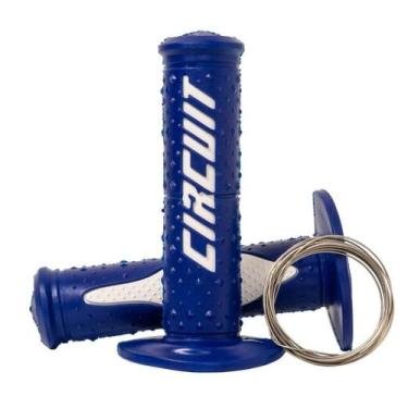 Imagem de Manopla electra racing circuit equipment, AZUL / BRANCO