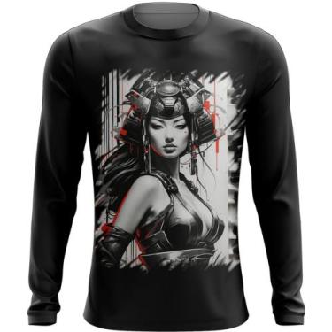 Imagem de Camiseta Manga Longa Geisha Ninja Nipon Japão Japan Edo 3 - Kasubeck S
