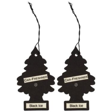 Imagem de Pacote de 2 purificadores de ar para carros Little Trees Black Ice