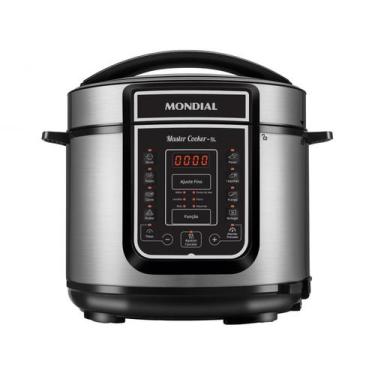 Imagem de Panela de Pressão Elétrica Mondial Digital Master Cooker 5L 14 Funções