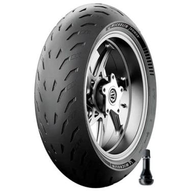 Imagem de Pneu Aro 17 Michelin 180/55 ZR17 73W M/C Power 5 + Válvula