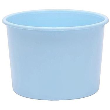 Imagem de Baldinho de Pipoca em Plástico PP Ou PE 1 e 5L Kit 20 Unidades Azul Be