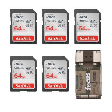 Imagem de Leitor de Cartão Sandisk Ultra SDXC 64GB 140MB/s UHS-I