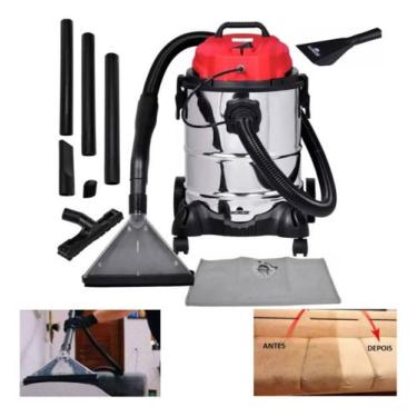 Imagem de Extrator E Aspirador Profissional Inox 25l 1400w Worker Cor Prateado/V