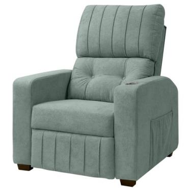 Imagem de Poltrona Reclinável Da Mamãe Amamentação Bouclê - Sofa Store, Boucle V