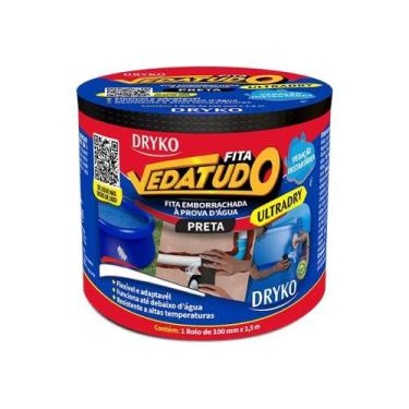Imagem de Fita impermeabilizante vedatudo 10cmx1,5m preto dryko