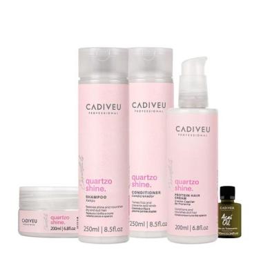 Imagem de Kit Cadiveu Professional Quartzo Shine Shampoo Condicionador Máscara P