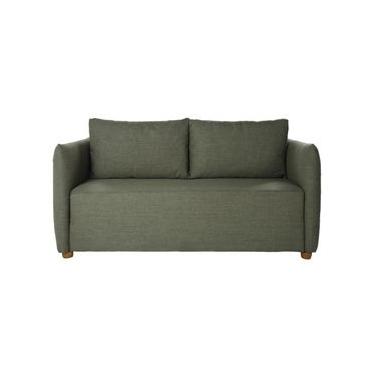 Imagem de Sofá Cama em Linhão Luma Verde Casal Verde
