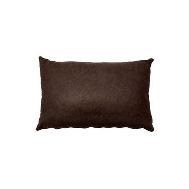 Imagem de Almofada Mensa em Couro Marrom Marrom