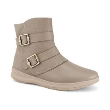Imagem de Bota Comfortflex 2391302-1 Cano Curto Coturno Feminino-Feminino