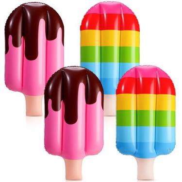 Imagem de Sorvete inflável JellyArch, 4 peças, decoração de verão de 91,5 cm