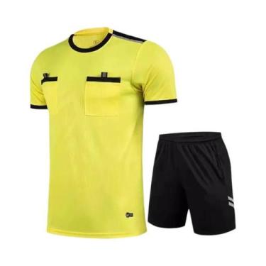 Imagem de Uniformes De Árbitro De Futebol Masculino 2025, Camisas De Futebol Com