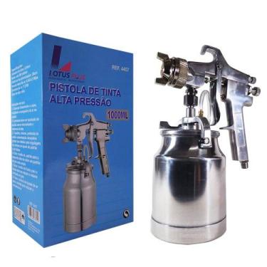 Imagem de Pistola de Pintura Alta Produção Caneca Alumínio - Lotus