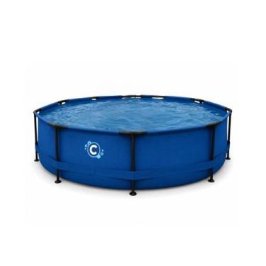 Imagem de Piscina Estruturada Redonda 6800l Resistente e Kit De Reparo - Click P