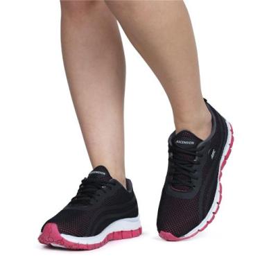 Imagem de Tênis Ortopèdico Feminino Caminhada Corrida Treino Academia - Ascencio