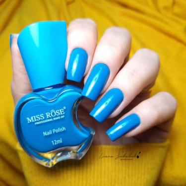 Imagem de Esmalte Miss Rose Cremosos 12ml  Cores Vibrantes e Alta Duração, 001