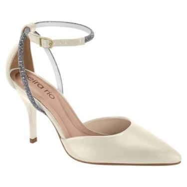 Imagem de Sapato Scarpin Feminino Beira Rio 4122.1490, Off white, 35