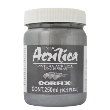 Imagem de Tinta Acrílica Metálica Corfix Estanho Iridescente 250ml