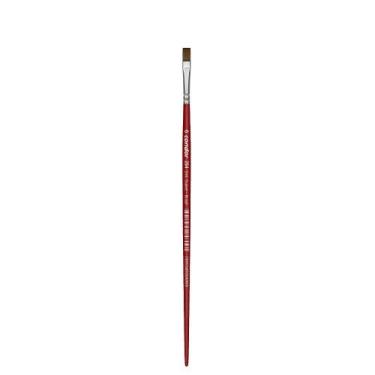 Imagem de Pincel Chato Sintética Cabo Longo Vermelho 284 Condor, 6