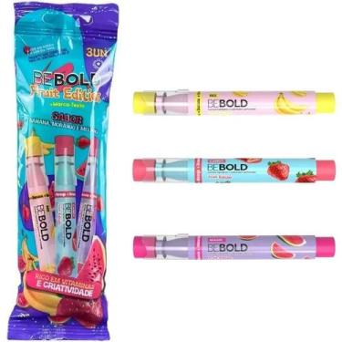 Imagem de Marca texto be bold fruit edition com 3un - New Pen