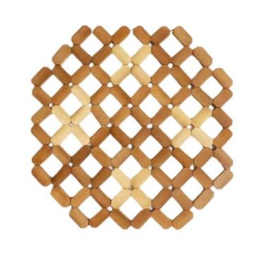 Imagem de Descanso de Panela em Bambu Quadrado 18x18cm - Genrica
