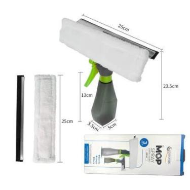 Imagem de Rodo Spray Limpa E Seca Vidros 3 Em 1 250ml Multiuso - Wellmix