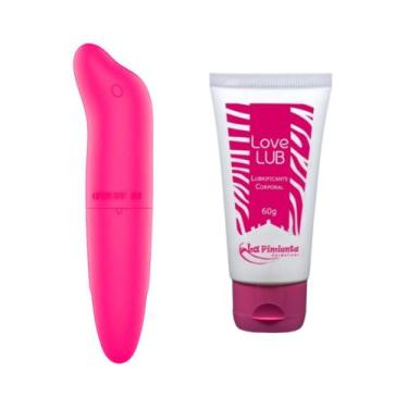 Imagem de Vibrador Feminino Golfinho Discreto Ponto G Lubrificante Sex - Smart I