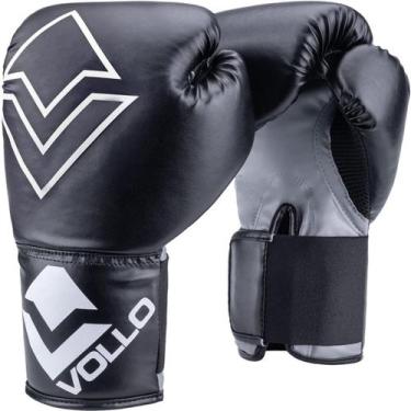 Imagem de Luva de boxe vollo iniciante adulto, Black, 12