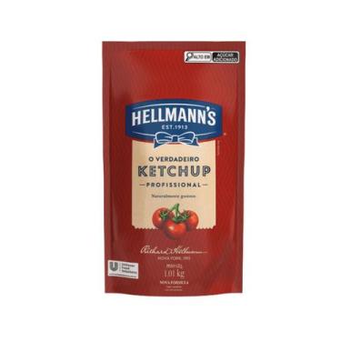 Imagem de Ketchup Uso Profissional Hellmanns Sachê 1,01kg - Hellmann'S