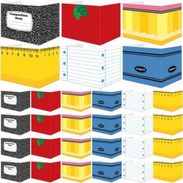 Imagem de Divisórias de Mesa Afniimyapt Kit com 30 Unidades Impermeáveis 40x30x3