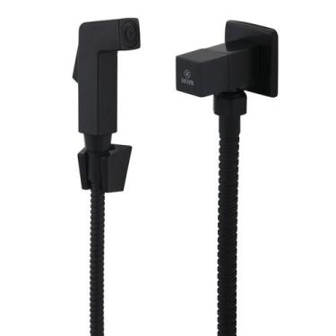 Imagem de Ducha Higiênica Para Banheiro Black Matte Preto Fosco - Aromatec