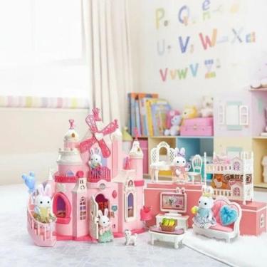 Imagem de Casinha Feliz Castelo Tipo Sylvannian Family Coleção Zooptoy - Zippy