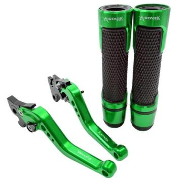 Imagem de Kit Manete Manopla Moto Yamaha Lander 250 X Factor 125 Ybr - Stark Rac
