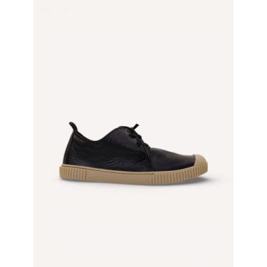 Imagem de Tênis Couro Casual Preto - Daflon, 36