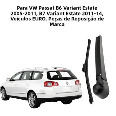 Imagem de Conjunto De Braço E Lâmina Do Limpador De Para-brisa Traseiro VW Passa