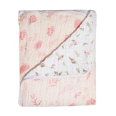 Imagem de Cobertor Soft Bamboo Mami Contém 01 Unidade, Papi Textil, Folhagem Rosa, 1.10M X 90Cm