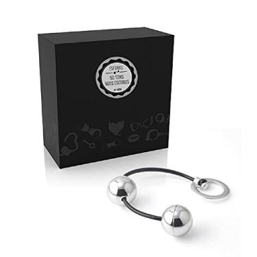 Imagem de Bolinha Tailandesa de Metal para Pompoarismo Com 2 Bolinhas Cromadas Hard