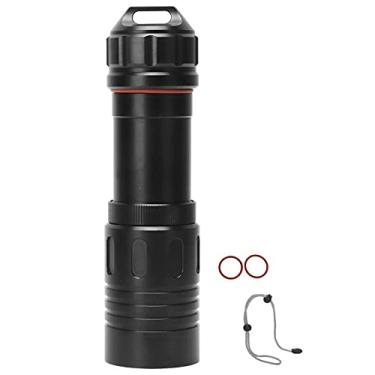 Imagem de Lanterna subaquática, tocha elétrica, 6000K-6500K Temperatura de cor portátil IPX8 à prova d'água para terrenos ao ar livre Esportes subaquáticos ao ar livre