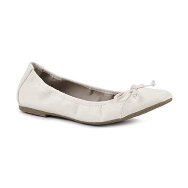 Imagem de WHITE MOUNTAIN Sapatos Sunnyside II sapatilha feminina, Cremes e Cremes de Manteiga Suaves, 9 Wide